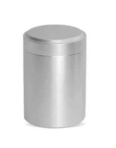 Стальная мини урна, серебристая