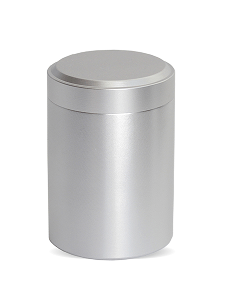 Стальная мини урна, серебристая