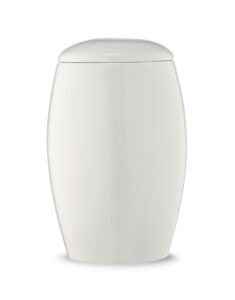 Керамическая урна ULTIMA R, белая